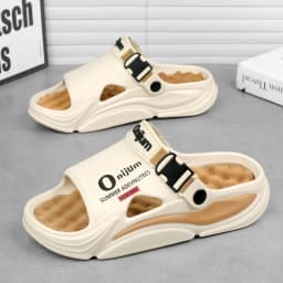 Summer Men's Massage Slippers Outdoor Sandals Beach Comfortable Indoor Slides Water Clogs Casual Shoes Men Women Home Slippers