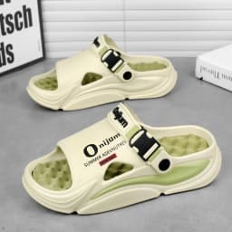 Summer Men's Massage Slippers Outdoor Sandals Beach Comfortable Indoor Slides Water Clogs Casual Shoes Men Women Home Slippers