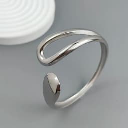 New water drop hollow stainless steelGold plated 18K bracelet, high quality waterproof silver jewelry, gift for couples