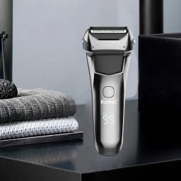 Kemei Men's Electric Shaver Facial Beard Wet & Dry Shaver Rechargeable Professional Razor Shaving Machine