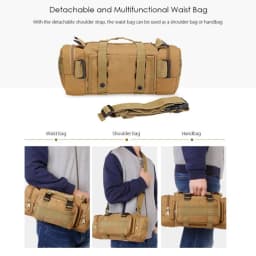 Outdoor Multifunctional Waist Bag Sport Waist Bag Camouflage Pocket Bag Climbing Waist Bag