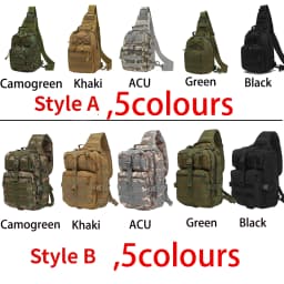 Tactical Assault Pack Sling Backpack Waterproof EDC Rucksack Bag for Outdoor Hiking Camping Hunting Trekking Travelling