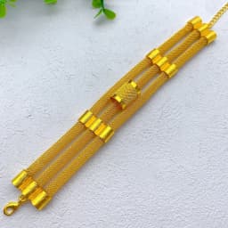 Luxury Ethiopian Multilayer 24k Gold Color Jewelry Set For Women Wedding Dubai Necklace And Earrings Sets Indian Bridal