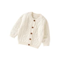Baby Sweater Cotton Knitted Newborn Kid Clothing Fashion Solid Tops Outerwear Infant Girls Boys Cardigan Long Sleeve Autumn 0-3Y