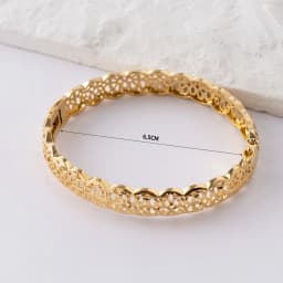 18k Gold Color Jewelry Set for Party Design Earrings and Pendant Necklace Bracelet Ring Set for Engagement