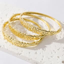 18k Gold Color Jewelry Set for Party Design Earrings and Pendant Necklace Bracelet Ring Set for Engagement