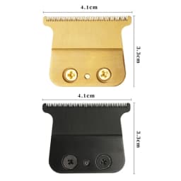 FX707Z Replacement Blade Fit for Babyliss Trimmer Blade, Compatible with BaByliss PRO Barberology Hair Trimmers FX787 FX726, Gol