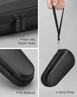 Yinke Waterproof & Shockproof Case for Braun Series 5 and More Electric Shaver, Travel Protective Cover Storage Bag (Case Only)