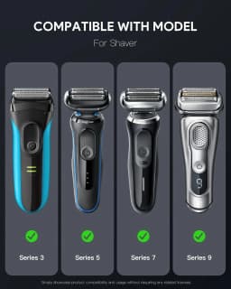 Yinke Waterproof & Shockproof Case for Braun Series 5 and More Electric Shaver, Travel Protective Cover Storage Bag (Case Only)