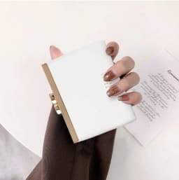 Women wallet - High-quality PU card holder, scratch-resistant and durable document case, zero wallet