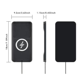 Car Wireless Charger Pad Base USB Cable for iPhone 16 15 14 13 12 Pro Max Samsung Xiaomi Airpods Pro 2 LG Fast Charging Station