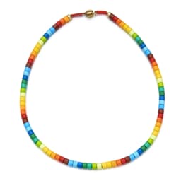 ZMZY New Tube Seed Beads Enamel Necklace For Womne Colorful Beaded Jewelry Heavy Metal Necklace Bracelets Jewelry Wholesale
