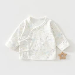 Newborn Baby Top 0-3M Delivery Room Baby Close Fitting Jacket, Soft Pure Cotton Clothing for Male and Female Babies
