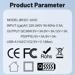 Total 100W 6 Ports Fast Charging EU/US/UK Plug Wall Charger For iPhone Samsung Xiaomi Huawei USB Phone Charger Adapter