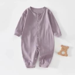 Baby Pajamas, Pure Cotton Infant Clothes Newborn Rompers Unisex Baby Spring and Summer Outfits Long-Sleeved Base Layer Crawlers