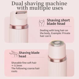 2in1 Electric Portable Hair Trimmer Shaver for Men and Women with Hair Removal Function