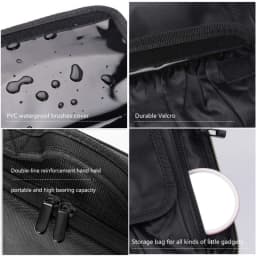 Makeup Bag Train Case Makeup Cosmetic Bag Organizer Portable Artist Storage Bag With Adjustable Dividers Makeup Brush Case