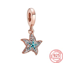 Exquisite 925 Sterling Silver Dragonflies&Earth&Ladybugs&Keys&Shells&Flowers Charm Fit Brand Bracelet Ladies DIY Jewelry