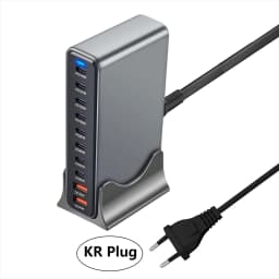 800W GaN Charger 10-Port USB C PD3.1 Fast Charging Station for iPhone 16/15 Samsung MacBook