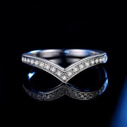 925 Sterling Silver Female Single Tail Ring100% Pass Diamond Tester Pen Moissanite Ring Matching Wedding Diamond Band for Women