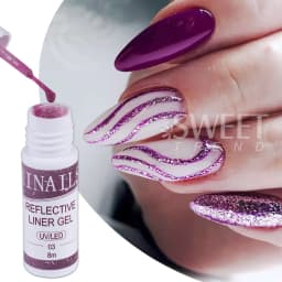12 Colors Liner Gel Nail Kits for French Stripe Line Graffiti Painting Gel Glitter Nail Gel Polish DIY Design Manicure Varnish