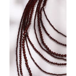 2pcs Boho Layered Long Necklace Set, Acrylic Beads for Autumn/Winter Style & Sweater Pairing