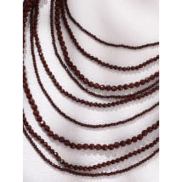 2pcs Boho Layered Long Necklace Set, Acrylic Beads for Autumn/Winter Style & Sweater Pairing