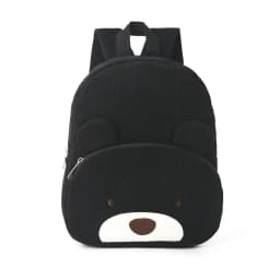 Cross-border explosion cute bear backpack corduroy primary school bag fashion casual backpack cartoon plush bag
