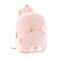Cross-border explosion cute bear backpack corduroy primary school bag fashion casual backpack cartoon plush bag