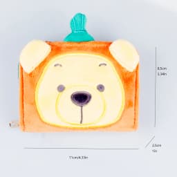 High Quality 3D Stereoscopic Furry Wallet Stylish Personalized Multifunctional Card Clip Wallet for Men And Women