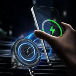 Car For Magsafe Wireless Charger Pad Air Vent Phone Holder Stand For iPhone 17~12 Samsung Xiaomi Fast Charging Cellphone Bracket