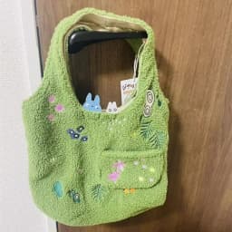 Lamb Wool Embroidered Lamb Bag Green Cartoon One-Shoulder Handbag Square Shape Foldable Mobile Phone Bag Casual Occasions