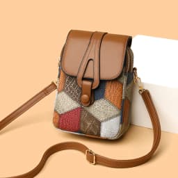 Mobile Phone Bag Crossbody Bag Women's Shoulder Bag Versatile Fashionable Exquisite Soft Leather Casual Small Bag