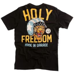 Free Tiger Summer Luxury Brand Cotton Men's and Women's T-shirt Motorcycle Short Sleeve