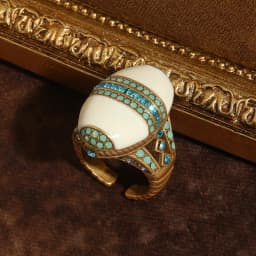 Vintage White Enamel Opal Ring Real For Woman Sea Blue Square Crystal Drop Oil Summer Jewelry Oval Valentine Day Accessories