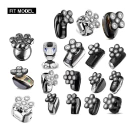 7 Blade Razor Replacement Shaving 7D Heads Floating Washable For Most Electric Shavers Trimmers Kit Cutter Blades