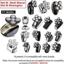 7 Blade Razor Replacement Shaving 7D Heads Floating Washable For Most Electric Shavers Trimmers Kit Cutter Blades