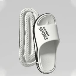 Men's Fashion Slide Sandals Summer Non-Slip Comfortable Flat Sole Slippers for Indoor & Outdoor Wear Trendy Breathable Home Shoe