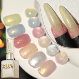XEIJAYI 6pcs 15ml Gel Nail Polish Set,UV LED Soaking Nail Gel, Semi-Permanent, DIY Salon Quality Nail Art Gel For Spring
