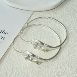 Euor Fashion Alloy Plated Ears' Shaped Hoop Earrings for Women Jewelry, Gorgeous Holiday Daily Collection Earring Accessories