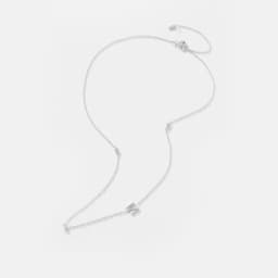 ANDYWEN 925 Sterling Silver Gold Letter Plain Pendant Choker Charm Initial A M Alphabet Necklace 26 Letter Women Fine Jewelry