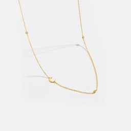 ANDYWEN 925 Sterling Silver Gold Letter Plain Pendant Choker Charm Initial A M Alphabet Necklace 26 Letter Women Fine Jewelry