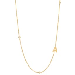 ANDYWEN 925 Sterling Silver Gold Letter Plain Pendant Choker Charm Initial A M Alphabet Necklace 26 Letter Women Fine Jewelry