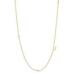 ANDYWEN 925 Sterling Silver Gold Letter Plain Pendant Choker Charm Initial A M Alphabet Necklace 26 Letter Women Fine Jewelry