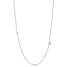 ANDYWEN 925 Sterling Silver Gold Letter Plain Pendant Choker Charm Initial A M Alphabet Necklace 26 Letter Women Fine Jewelry
