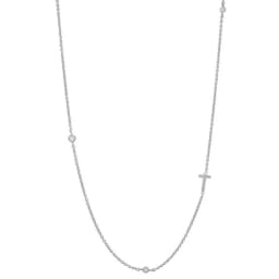 ANDYWEN 925 Sterling Silver Gold Letter Plain Pendant Choker Charm Initial A M Alphabet Necklace 26 Letter Women Fine Jewelry