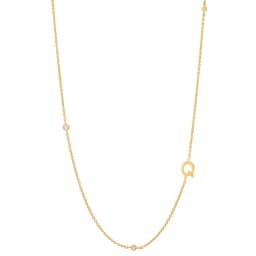 ANDYWEN 925 Sterling Silver Gold Letter Plain Pendant Choker Charm Initial A M Alphabet Necklace 26 Letter Women Fine Jewelry