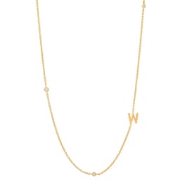 ANDYWEN 925 Sterling Silver Gold Letter Plain Pendant Choker Charm Initial A M Alphabet Necklace 26 Letter Women Fine Jewelry