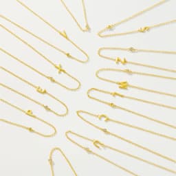 ANDYWEN 925 Sterling Silver Gold Letter Plain Pendant Choker Charm Initial A M Alphabet Necklace 26 Letter Women Fine Jewelry