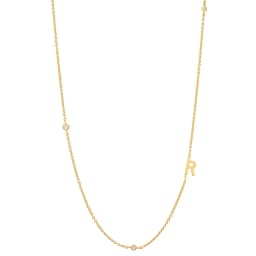 ANDYWEN 925 Sterling Silver Gold Letter Plain Pendant Choker Charm Initial A M Alphabet Necklace 26 Letter Women Fine Jewelry